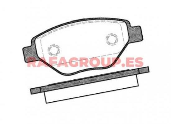 RG6600 - Pastillas de freno